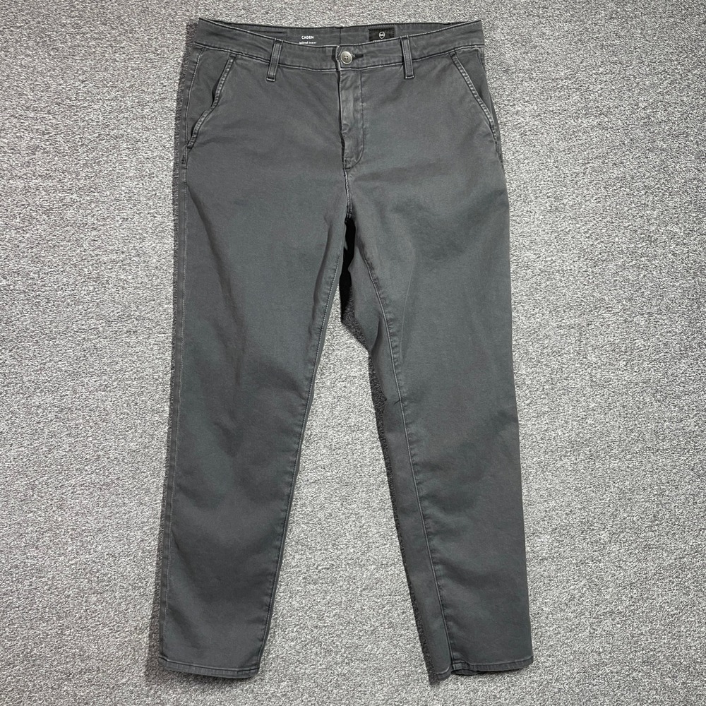 AG Adriano Goldschmied Pants 29R Caden Tailored Trouser Grey